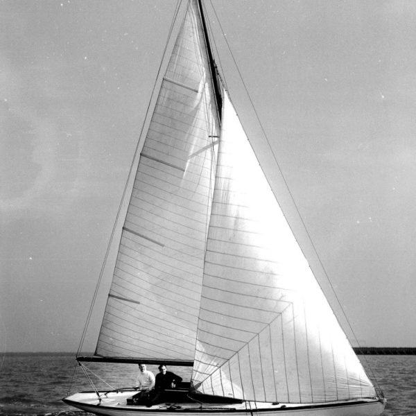 six metre yacht sailing