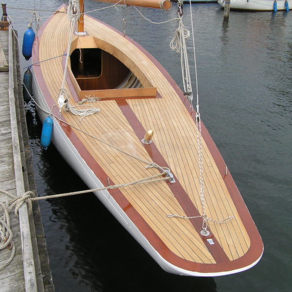 a moored yacht