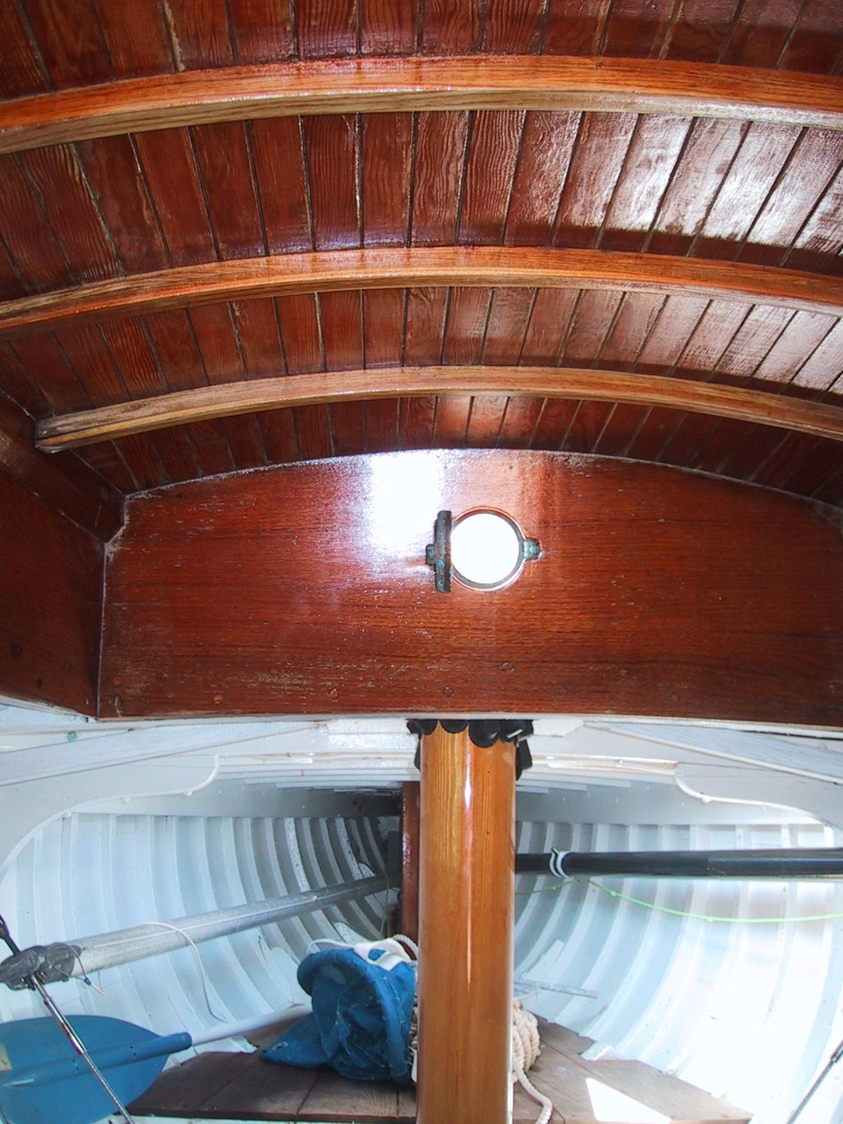 below deck of a yacht