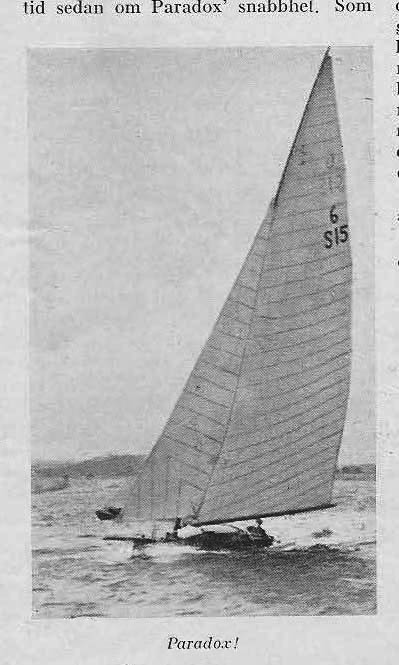 Black and white photo of a yacht sailing