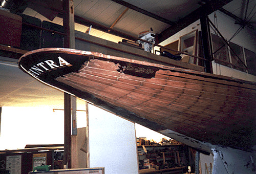 Fintra restorations – the hull being stripped